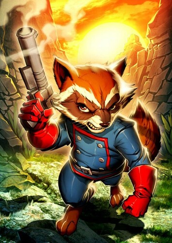 Rocket Raccoon in Guardians of the Galaxy 2000s