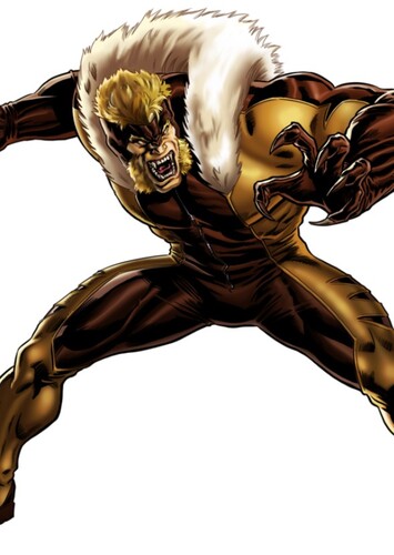 Sabretooth in Marvel fancust