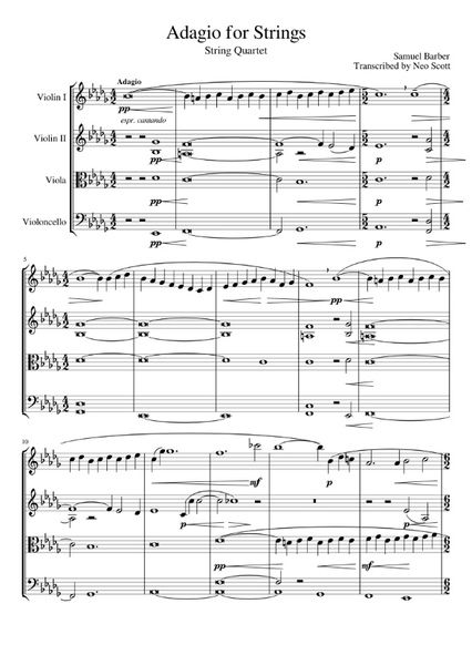 Adagio for Strings photo