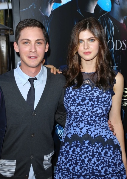 Alexandria Daddario and Logan Lerman