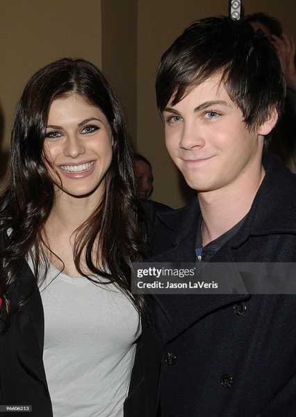 Alexandria Daddario and Logan Lerman photo