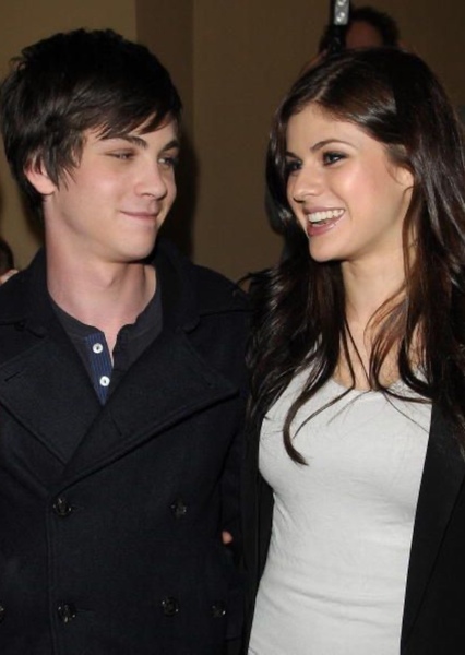 Alexandria Daddario and Logan Lerman photo