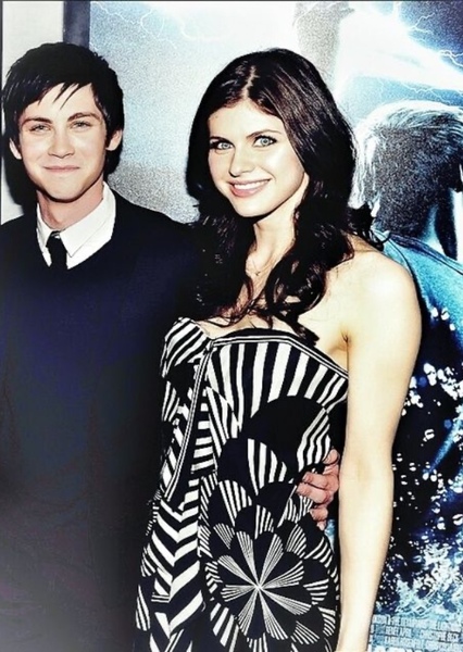 Alexandria Daddario and Logan Lerman photo