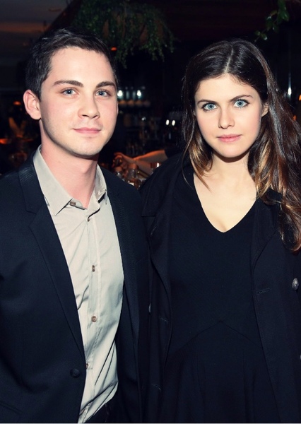 Alexandria Daddario and Logan Lerman photo