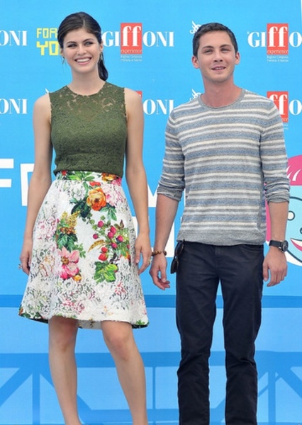 Alexandria Daddario and Logan Lerman photo
