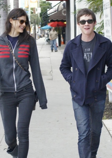 Alexandria Daddario and Logan Lerman photo