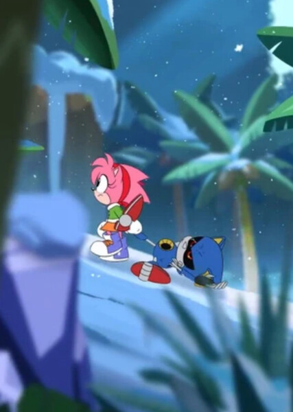 Amy and Metal Sonic photo