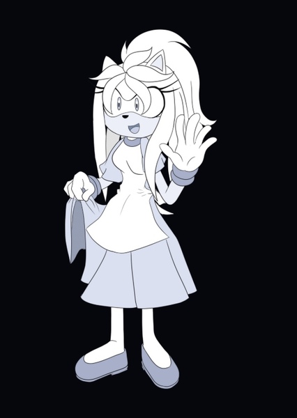 Angel the Hedgehog (Silver the Hedgehog’s mother/Sonic custom)