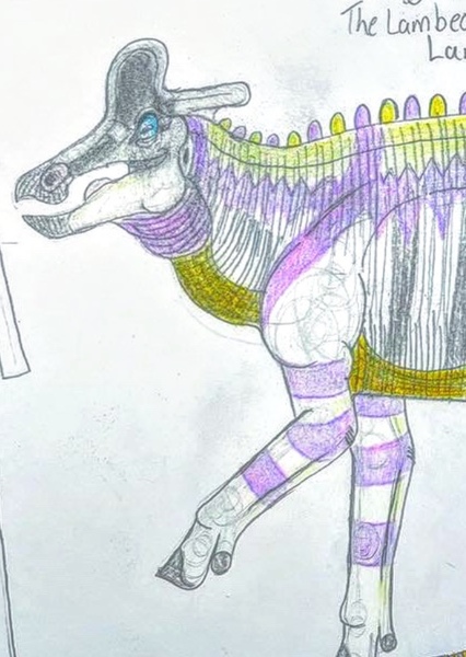Angel the Lambeosaurus Lambeis