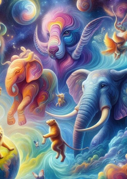 Animal people photo