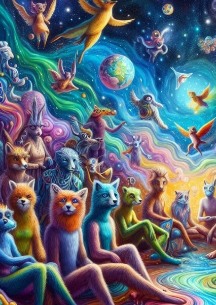 Animal people photo