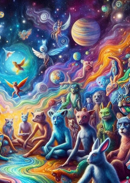 Animal people photo