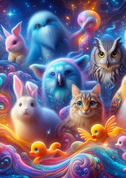 Animal people photo