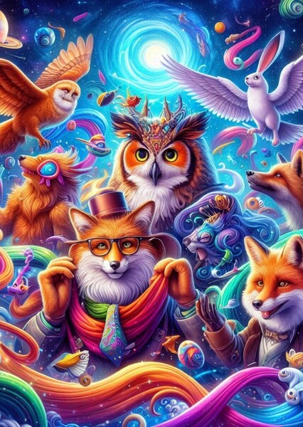 Animal people photo