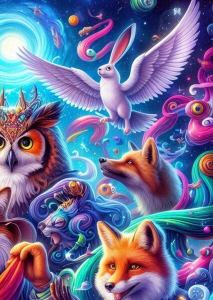 Animal people photo