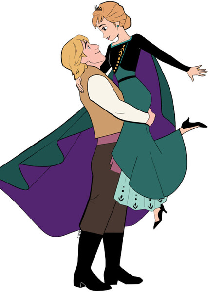 Anna and Kristoff photo
