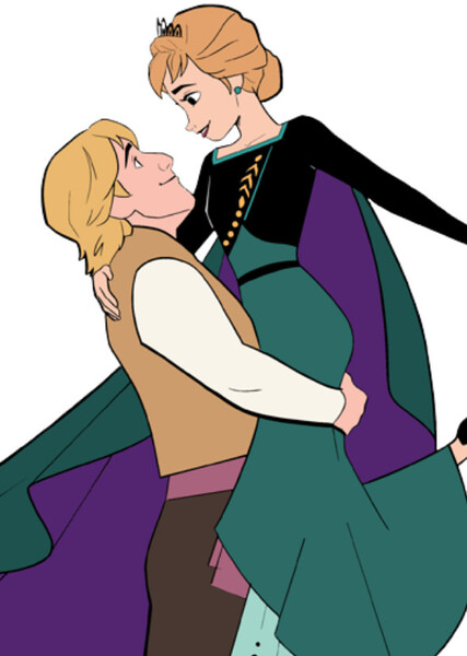 Anna and Kristoff photo