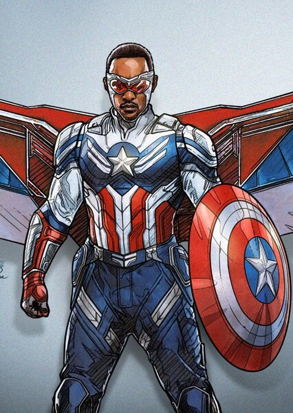 Anthony Mackie Captain America photo