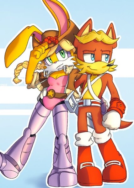 Antoine and Bunnie photo