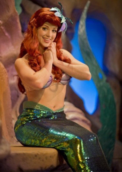 Ariel as Disney Characters Featured in Barney Goes to Walt Disney World