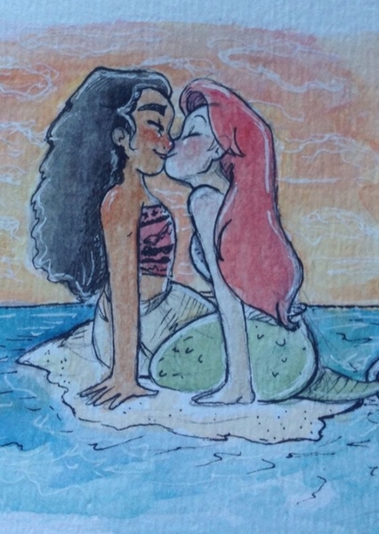Ariel and Moana