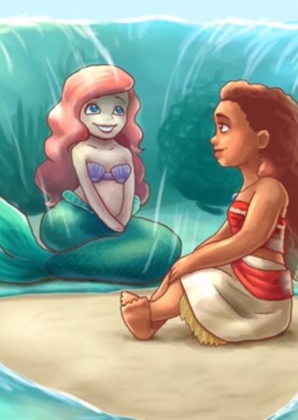 Ariel and Moana photo