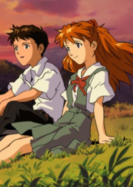 Asuka and Shinji photo