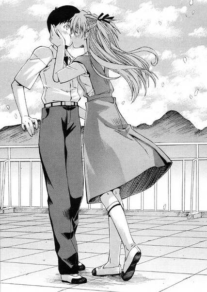 Asuka and Shinji photo
