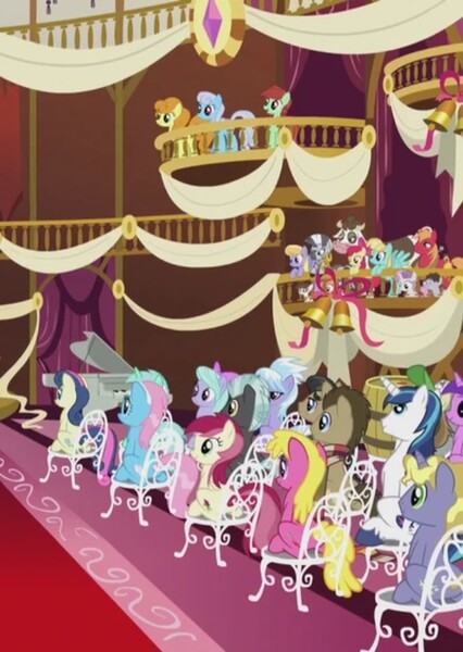 Background ponies photo