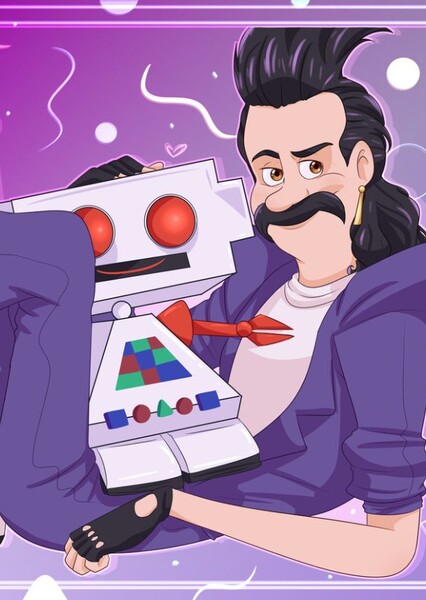 Balthazar Bratt and Clive The Robot photo