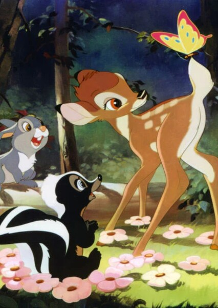 Bambi, Thumper, and Flower photo