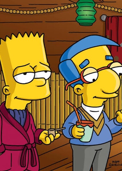 Bart Simpson and Milhouse Van Houten photo