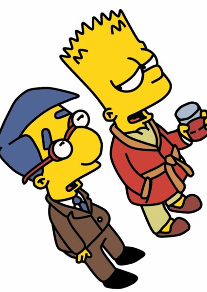 Bart Simpson and Milhouse Van Houten photo