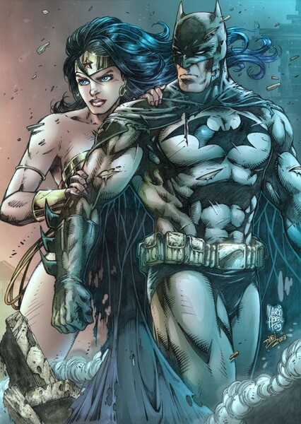 batman & wonder woman photo