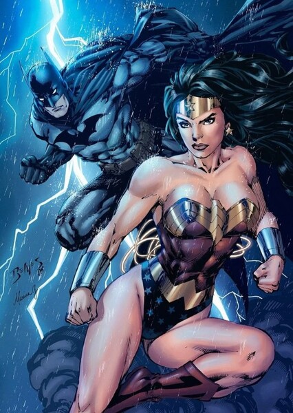 batman & wonder woman photo