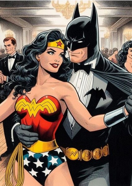 batman & wonder woman photo