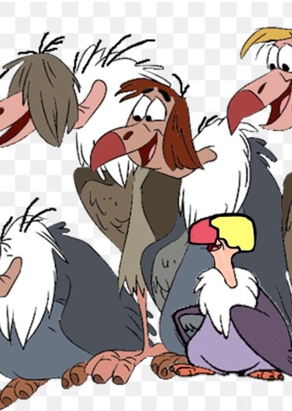 Beaky, Dizzy, Ziggy, Flaps and Buzzie (The Vultures)