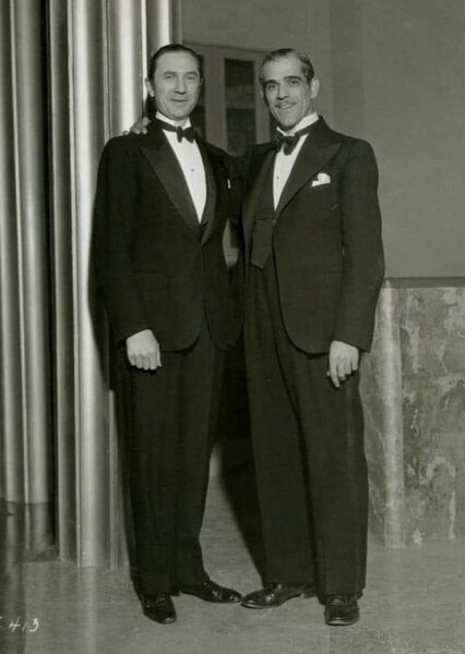 Bela Lugosi and Boris Karloff photo