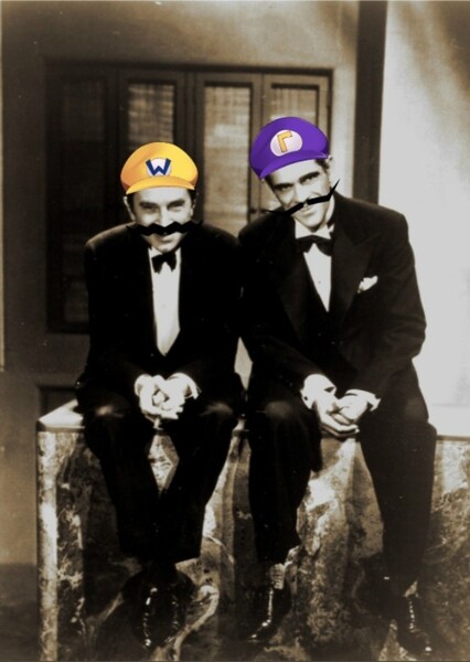 Bela Lugosi and Boris Karloff photo