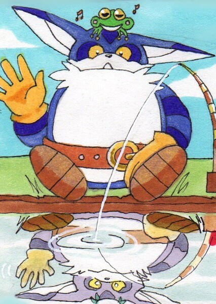Big The Cat and Froggy photo