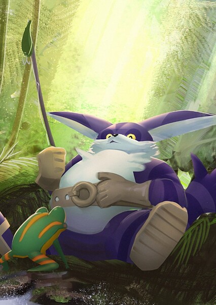 Big The Cat and Froggy photo