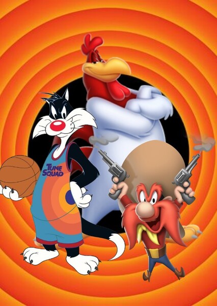 Sylvester, Yosemite Sam, and Foghorn Leghorn