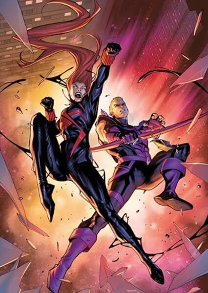 Black Widow and Hawkeye
