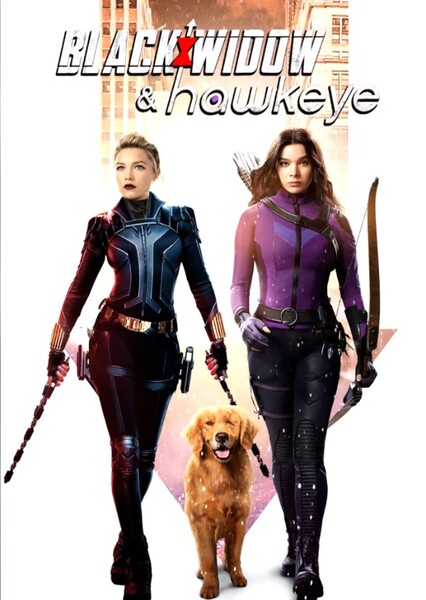 Black Widow and Hawkeye photo