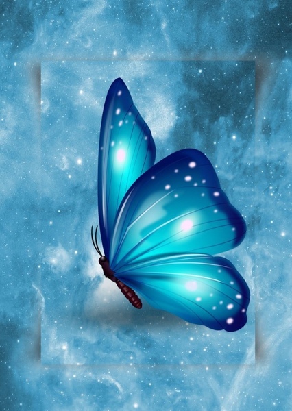 BLUE BUTTERFLY