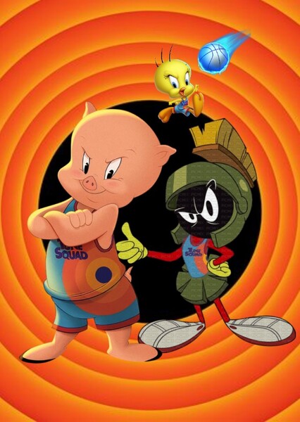 Porky Pig, Tweety and Marvin the Martian