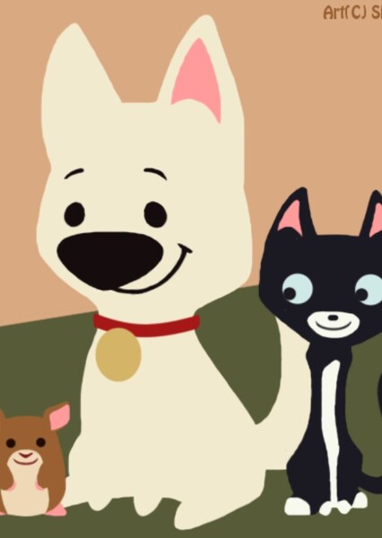 Bolt, Mittens, and Rhino photo