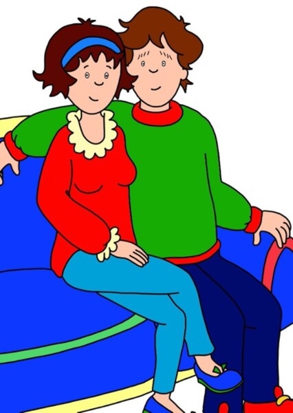 Mommy and Daddy (Caillou) photo