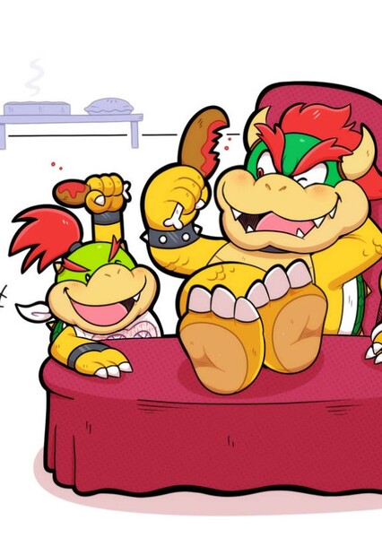 Bowser and Bowser, Jr. photo