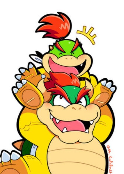 Bowser and Bowser, Jr. photo
